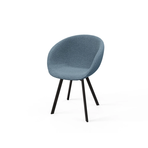 Krzesło KR-500 Ruby Kolory Tkanina Abriamo 13 Boucle Design Italia 2025-2030